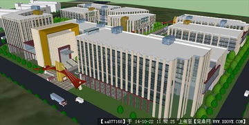厂房办公区建筑设计 SU精品模型在房屋建筑工程中的应用与赏析